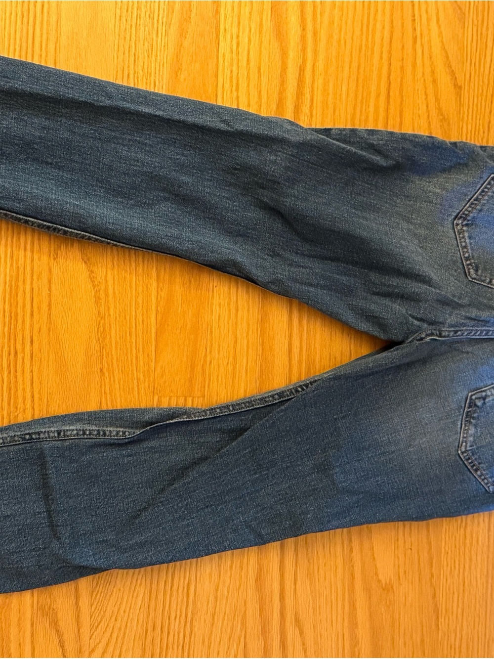Abercrombie & Fitch the ankle straight ultra high rise